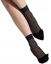 Парфумерія, косметика Шкарпетки жіночі з малюнком, "Cuori", 20 Den, nero - Knittex