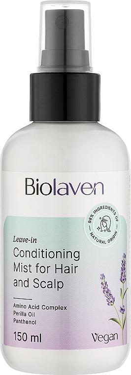 УЦІНКА Незмивний кондиціонер для волосся та шкіри голови - Biolaven Leave-in Conditioning Mist For Hair And Scalp * — фото N1