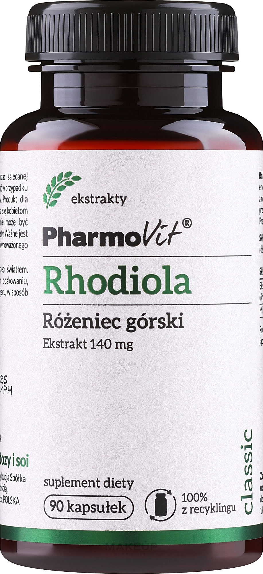 Дієтична добавка "Родіола" - Pharmovit Rhodiola — фото 90шт