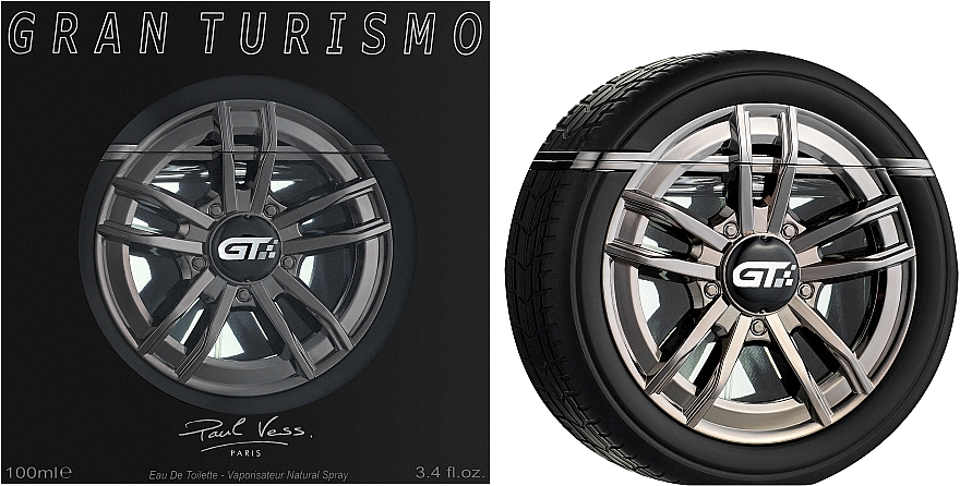 Paul Vess Gran Turismo Black Edition - Туалетна вода — фото N2