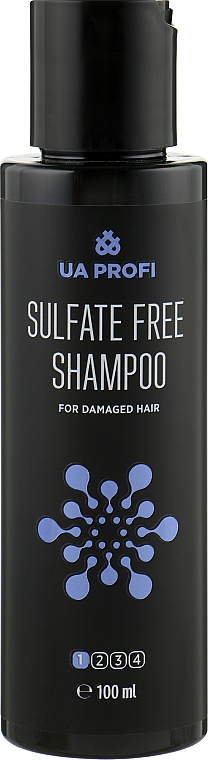 Безсульфатный шампунь для поврежденных волос - UA Profi Sulfate Free Shampoo For Damaged Hair pH 5