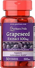 Парфумерія, косметика Дієтична добавка "Екстракт виноградних кісточок", 100 мг - Puritan's Pride Grapeseed Extract