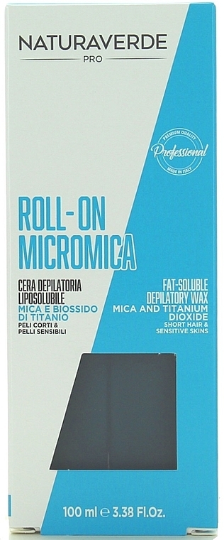 Воск для депиляции в картридже - Naturaverde Pro Micromica Roll-On Fat Soluble Depilatory Wax — фото N1