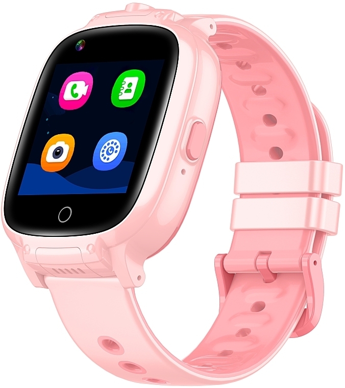 Смарт-часы для детей, розовые - Garett Smartwatch Kids Twin 4G — фото N1