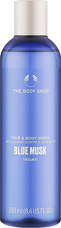 Шампунь-гель для душу BLUE MUSK - The Body Shop Blue Musk Vegan — фото N1