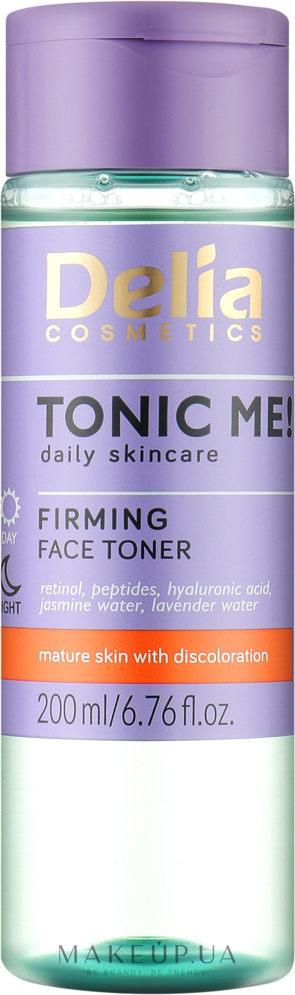 Зміцнювальний тонік для обличчя - Delia Cosmetics Tonic Me — фото 200ml