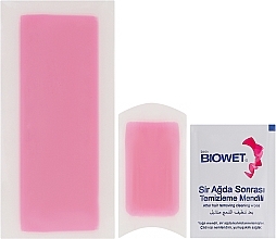 Восковые полоски для депиляции чувствительной кожи - Lady Biowet Liposoluble Wax Strips Set — фото N2