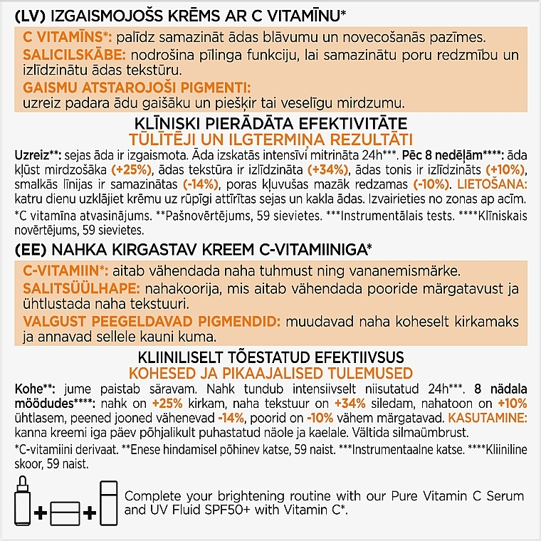 Крем для освітлення шкіри з вітаміном С - L'Oreal Paris Revitalift Vitamin C Brightening Cream — фото N7