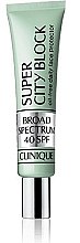 Парфумерія, косметика Сонцезахисний крем - Clinique Super City Block Oil-Free Daily Face Protector Broad Spectrum Spf 40