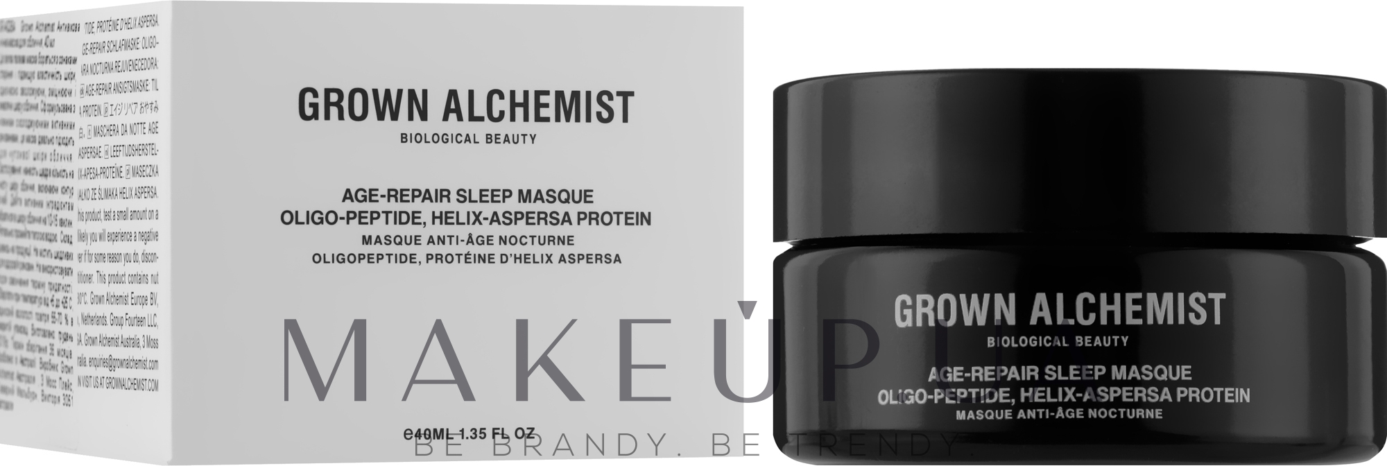 Нічна антивікова маска для обличчя - Grown Alchemist Age-Repair Sleep Masque — фото 40ml