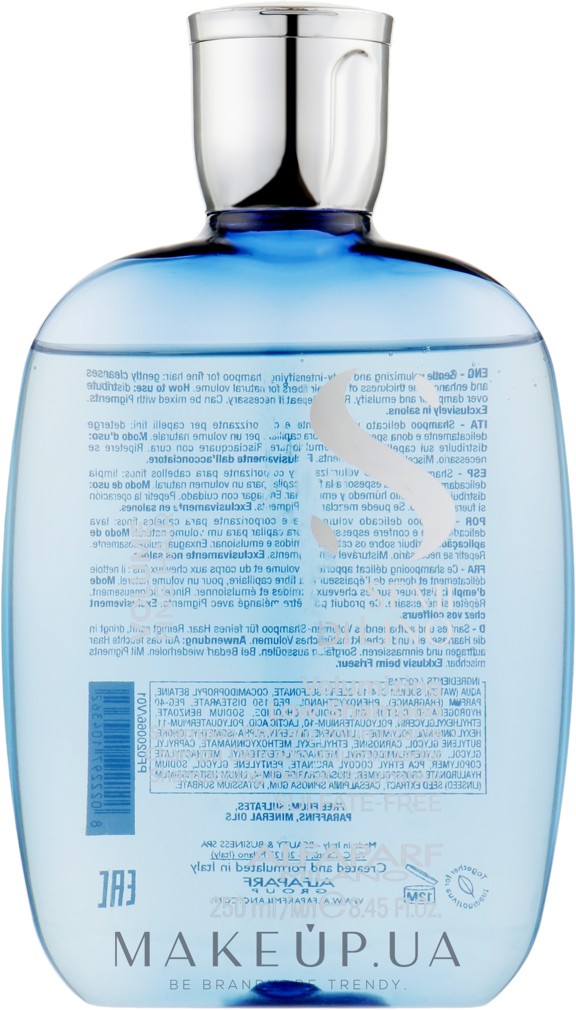 Шампунь для тонкого волосся - Alfaparf Semi Di Lino Volume Volumizing Low Shampoo — фото 250ml