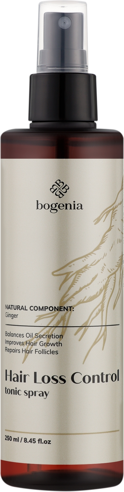 Лечебный спрей-тоник против выпадения волос - Bogenia Hair Loss Control Tonic — фото 250ml