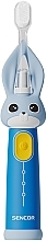 Детская электрическая зубная щетка до 3 лет, синяя - Sencor Baby Sonic Toothbrush 0-3 Years SOC 0810BL Rabbit  — фото N1