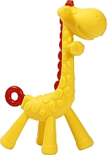 Прорізувач-іграшка для зубів "Жираф", жовтий - Lindo LI 330 — фото N1