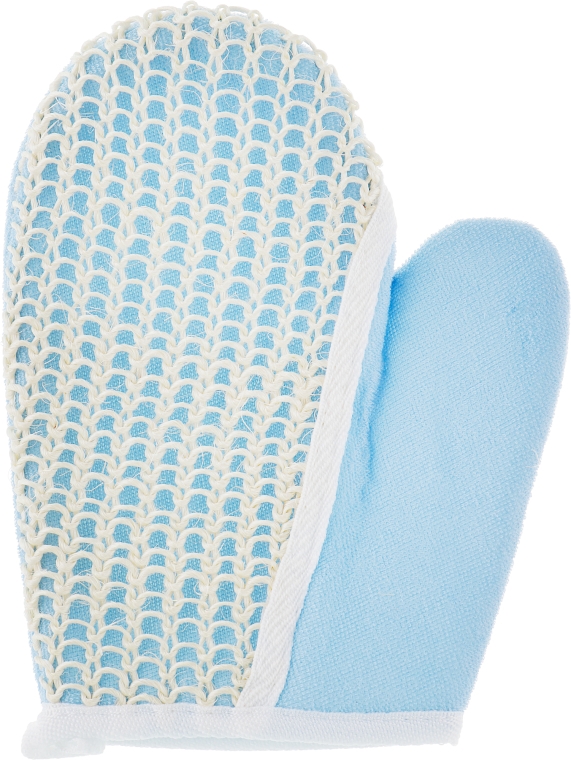 Мочалка-рукавичка, 7989, блакитна - SPL Shower Glove — фото N2
