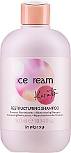 УЦІНКА Відновлюючий шампунь з кератином - Inebrya Ice Cream Keratin Restructuring Shampoo * — фото N2