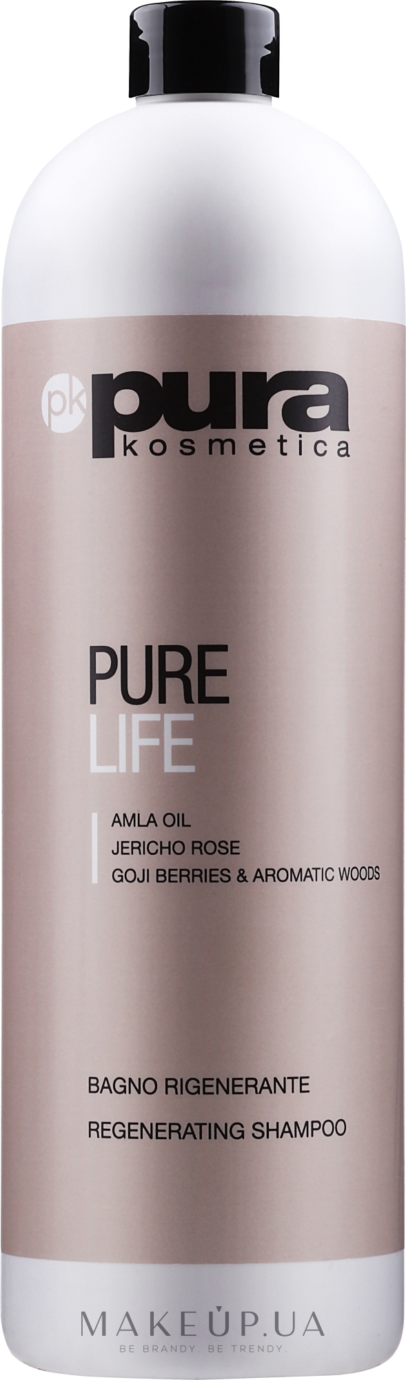Восстанавливающий шампунь для всех типов волос - Pura Kosmetica Pure Life Regenerating Shampoo — фото 1000ml