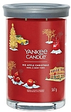 Ароматическая свеча в стакане "Big Apple Christmas", 2 фитиля - Yankee Candle Singnature  — фото N1