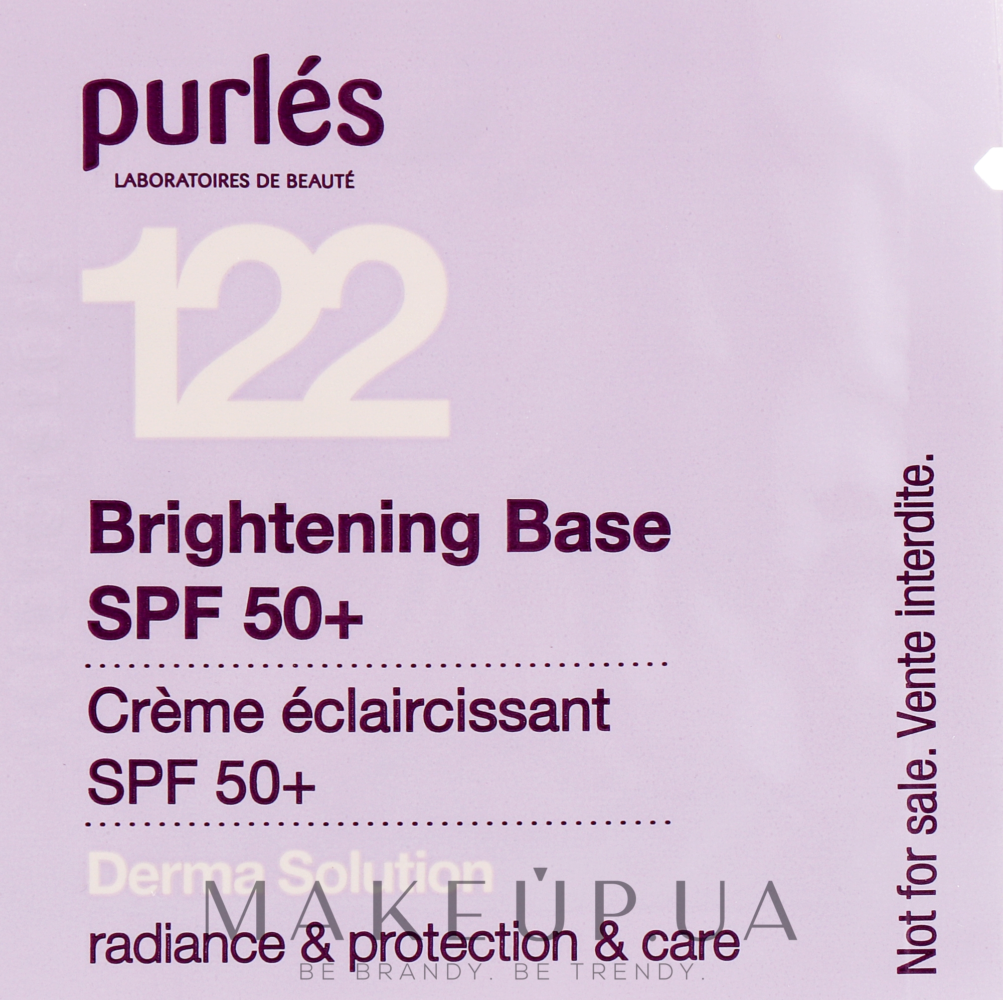 Сияющая основа SPF 50+ с тонирующим эффектом - Purles Brightening Base SPF 50+ (пробник) — фото 1ml