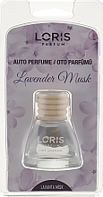 Парфумерія, косметика Аромапідвіска для автомобіля "Лаванда і мускус" - Loris Parfum