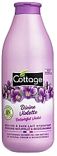 Гель для душу "Фіалка" - Cottage Shower Gel & Bath Milk — фото N1