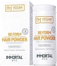 Духи, Парфюмерия, косметика Пудра для волос с сохранением цвета - Immortal NYC I'm Vegan Re-Form Hair Powder