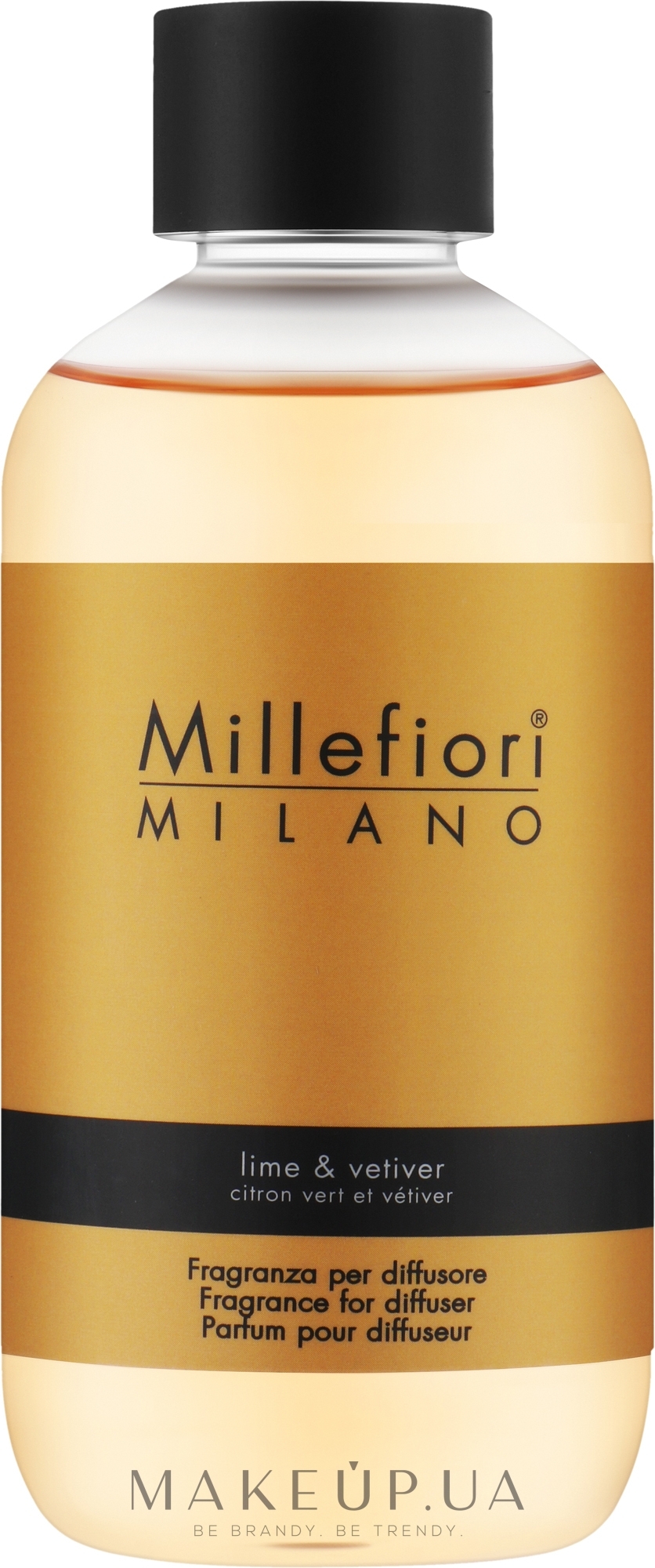 Наповнення для аромадифузора - Millefiori Milano Natural Lime & Vetiver Diffuser Refill — фото 250ml