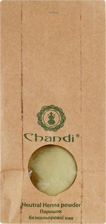 Безбарвна нейтральна хна для волосся - Chandi Cassia Obovata