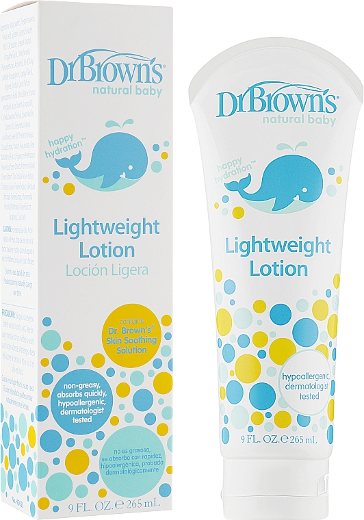 УЦЕНКА Легкий увлажняющий детский лосьон для кожи - Dr. Brown's Natural Baby Lightweight Lotion *