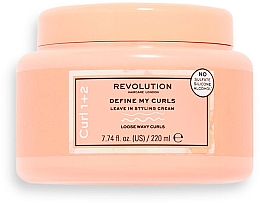 Несмываемый крем для укладки - Revolution Haircare Define My Curls Leave In Styling Cream — фото N1