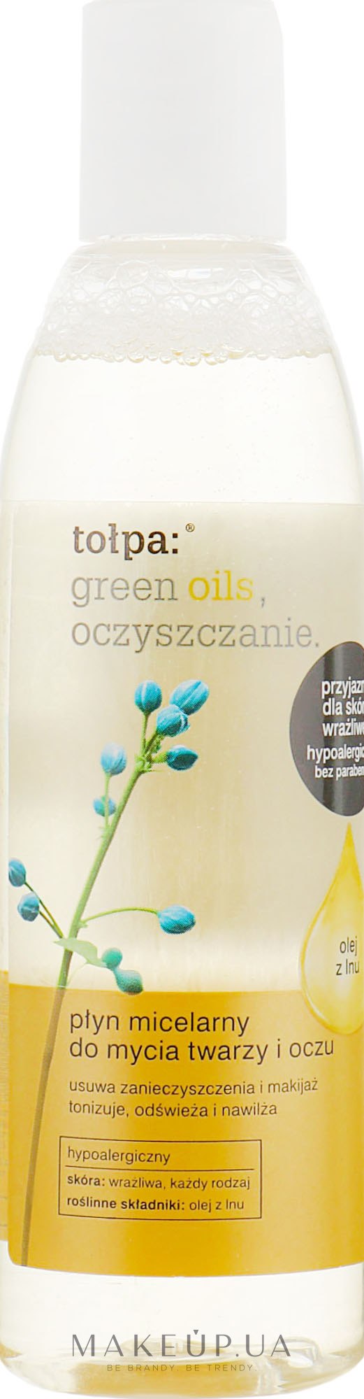 Міцелярна вода для обличчя - Tolpa Green Oils Micellar Water — фото 200ml
