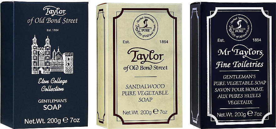 Набор - Taylor of Old Bond Street (soap/200g x 3) — фото N2