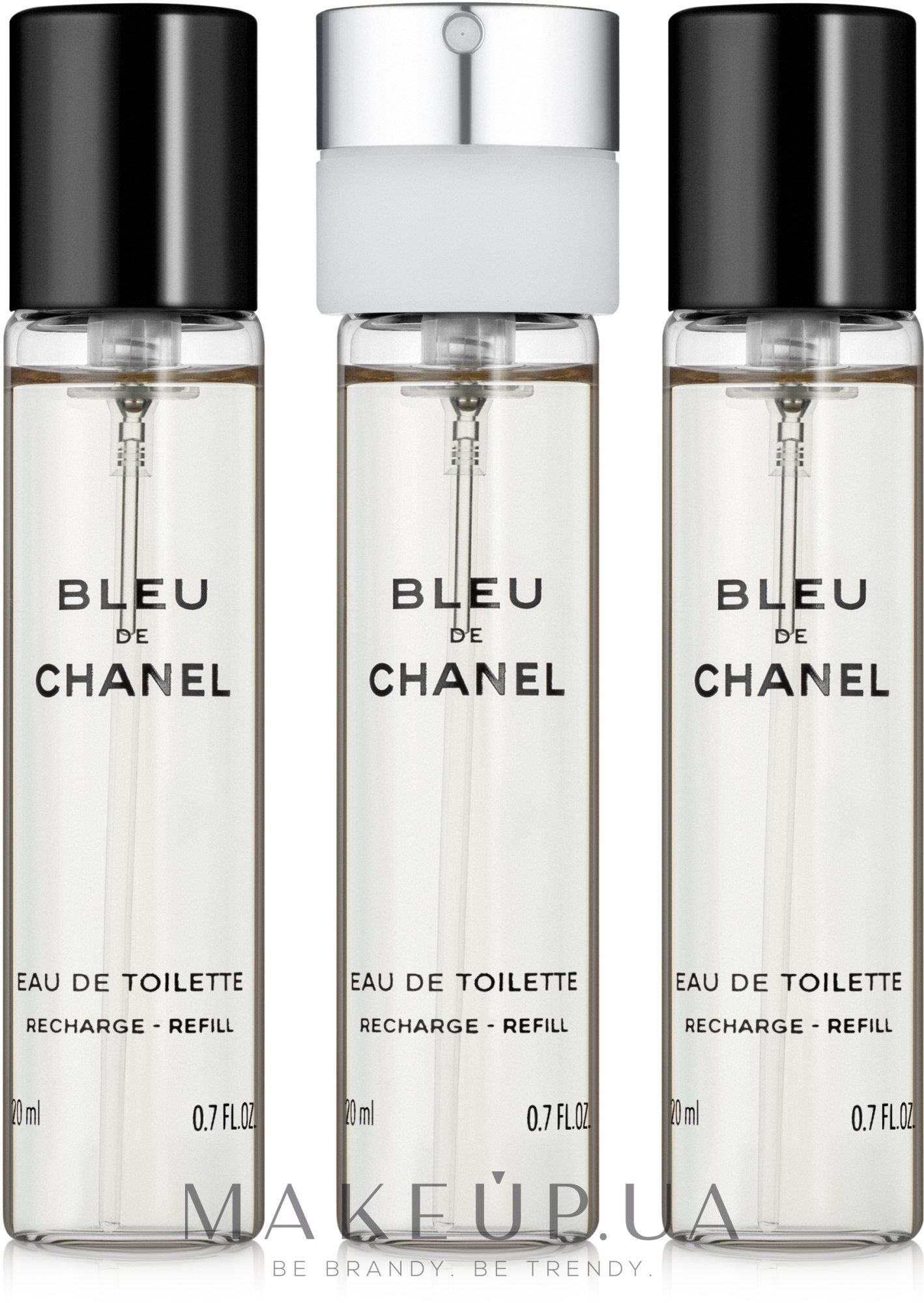 Chanel Bleu de Chanel - Туалетна вода (змінний блок) — фото 3x20ml