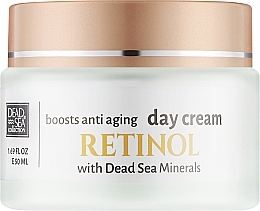 Парфумерія, косметика Денний антивіковий крем для обличчя з ретинолом та мінералами Мертвого моря - Dead Sea Collection Retinol Boosts Anti-Aging Day Cream