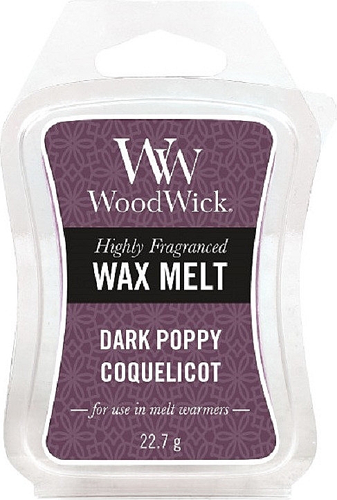 Ароматичний віск - WoodWick Wax Melt Dark Poppy — фото N1