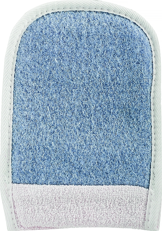 Хлопковая мочалка для тела, голубая - RedRings Cotton Sponge — фото N1