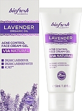Акне-контроль крем-гель для лица - BioFresh Lavender Organic Oil Acne Control Face Cream-Gel — фото N2