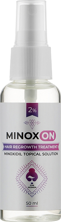 Лосьон для роста волос 2% - Minoxon Hair Regrowth Treatment Minoxidil Topical Solution 2% — фото N1