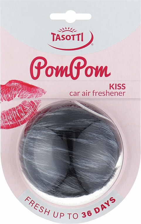 Автомобильный ароматизатор "Поцелуй" - Tasotti Pom Pom Kiss — фото N1