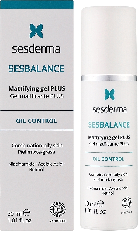 Гель для лица - SesDerma Laboratories Sesbalance Mattifying Gel Plus — фото N2