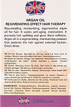 Масло для усталых волос - Ronney Professional Argan Oil Rejuvenating Hair Therapy — фото N3