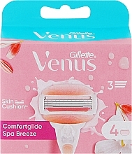Змінні касети для гоління, 4 шт. - Gillette Venus Comfortglide Spa Breeze — фото N1