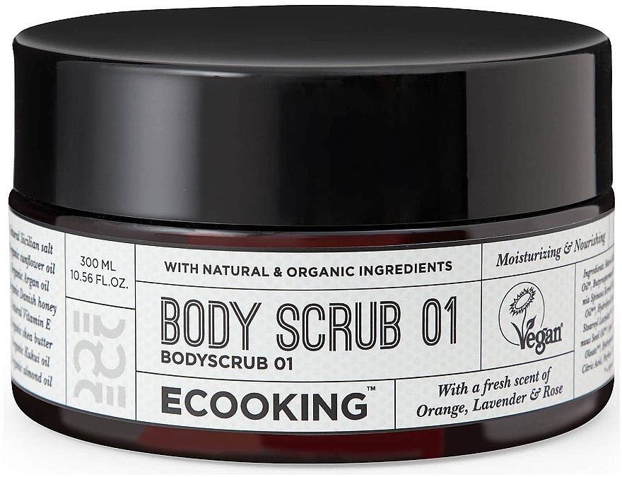 Скраб для тіла 01 - Ecooking Body Scrub 01 — фото N1