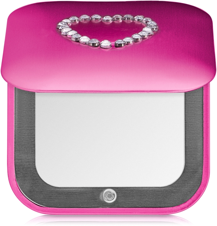 Карманное зеркальце, CM-84, розовое - Christian — фото N2