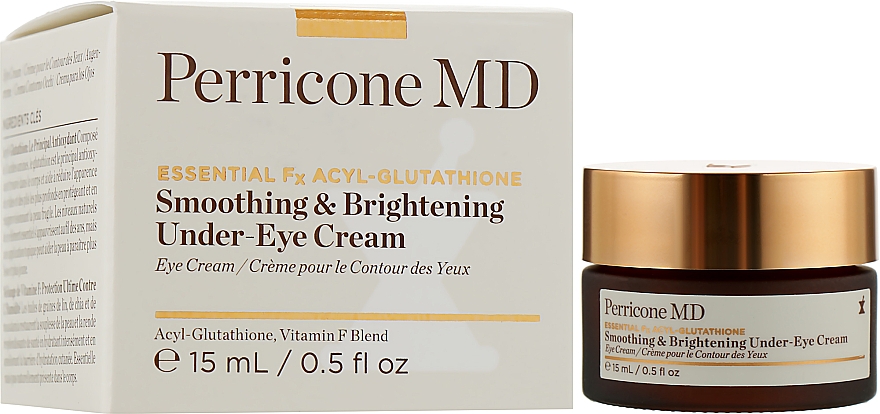 Зміцнювальний крем під очі - Perricone MD Essential Fx Acyl-Glutathione Smoothing & Brightening Under-Eye Cream — фото N2