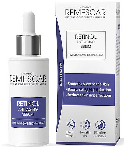 Антивозрастная сыворотка - Remescar Retinol Anti-Aging Serum — фото N3
