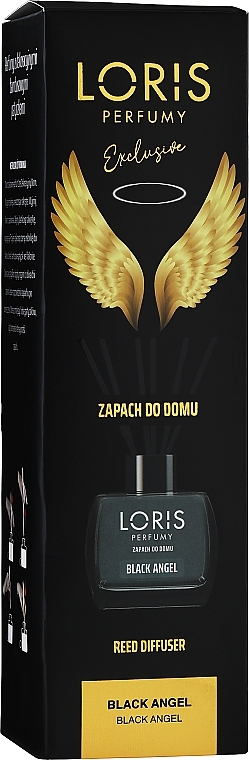 Аромадиффузор «Черный ангел» - Loris Parfum Reed Diffuser Black Angel — фото N1