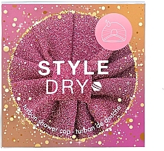 Шапочка для душа, розовая мерцающая - Styledry Shower Cap Shimmer & Shine — фото N2