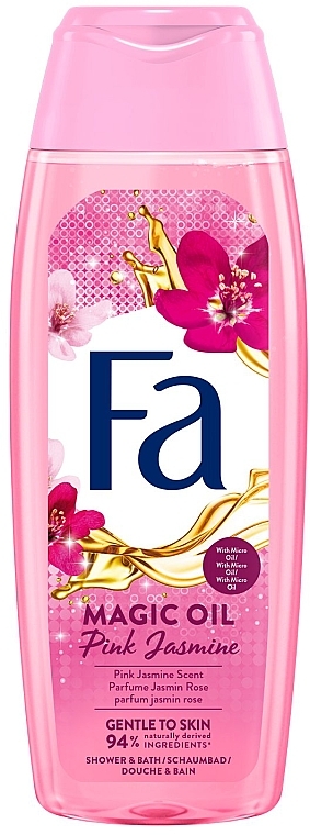 Гель для душа с ароматом розового жасмина - Fa Magic Oil Pink Jasmine Shower Gel — фото N2