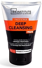 Духи, Парфюмерия, косметика Мужской скраб для лица - IDC Institute Deep Cleansing Vitamin C & Collagen Men Face Scrub